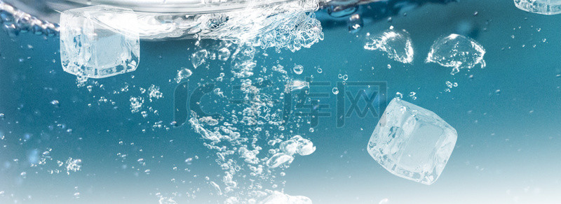 蓝色海洋海豚背景图片_蓝色海洋冰块首页背景