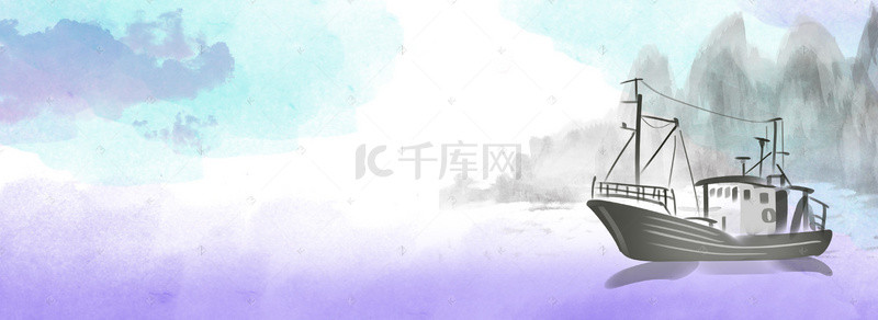 招聘矢量蓝色海报背景banner