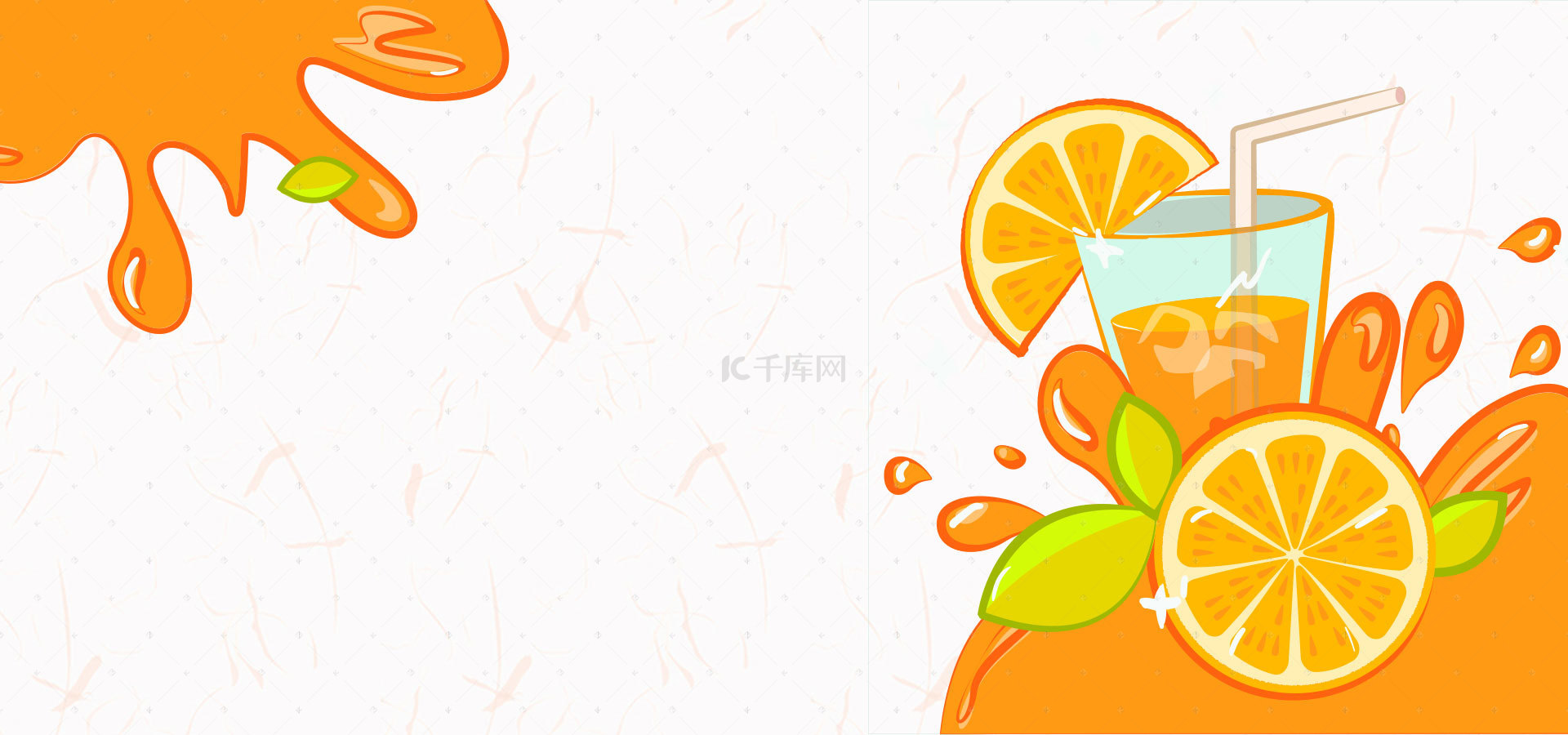 夏日柠檬饮品背景图片_饮品卡通灰色海报背景banner