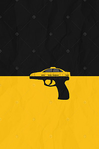 手枪海报背景图片_个性宣传海报设计