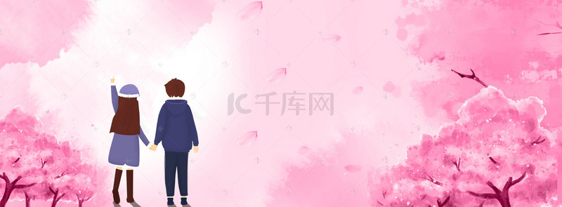 节日情侣背景图片_温馨情侣banner