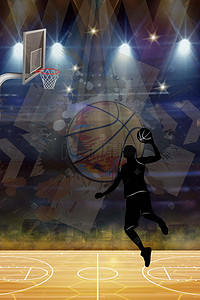 文化比赛背景图片_校园文化黑色摄影篮球赛狂欢海报