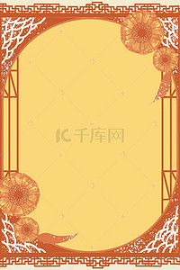 中国风合成海报背景图片_传统中国风合成边框背景海报