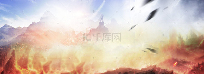 banner科幻背景图片_游戏背景banner