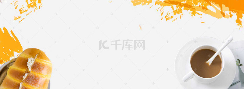 糕点美食背景图片_简约糕点美食电商banner