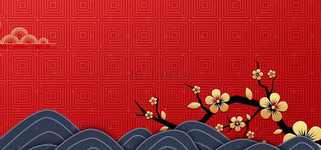 中式背景设计背景图片_复古传统背景素材