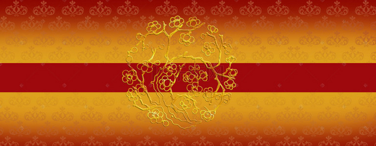 中式复古龙纹海报背景模板