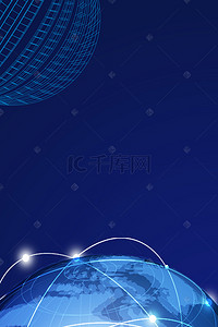 蓝色触屏背景图片_蓝色科技未来人工工智能科学