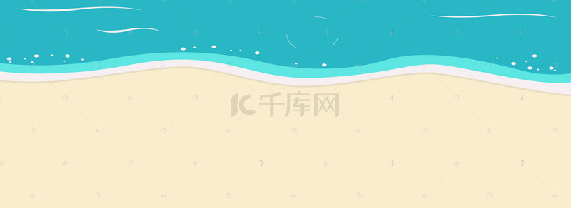 放松休闲背景图片_夏季海洋沙滩背景