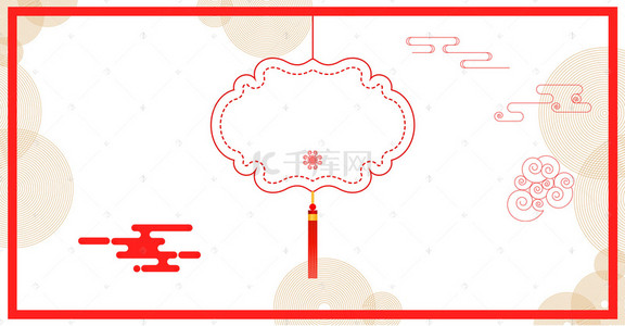 2020年鼠年过年背景图片_中国风古典边框背景