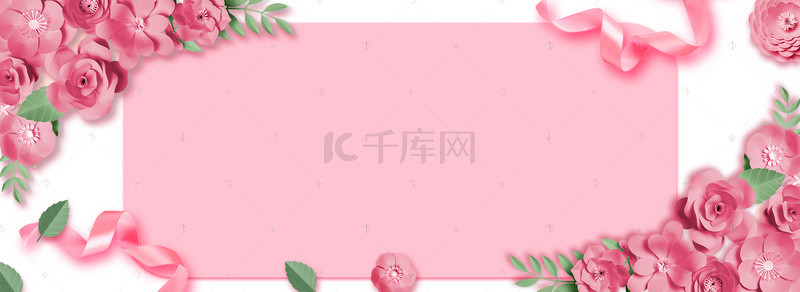 女神节淘宝背景图片_淘宝天猫电商三八女王节鲜花海报背景