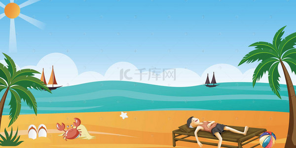 冰雪素材背景图片_清凉夏日夏季海报背景素材