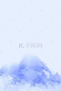 水墨中国风蓝色背景图片_蓝色水墨H5背景素材