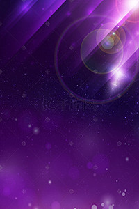 彩光圆点背景图片_紫色简约科技灯光背景
