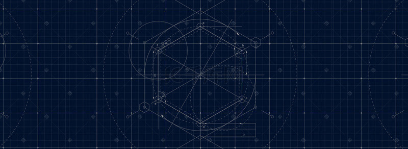 几何背景简洁背景图片_数学几何线条科技蓝色背景