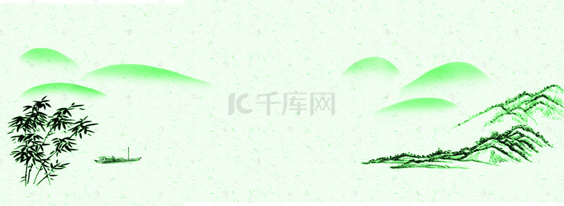 素材花鸟背景图片_中国风复古花卉花鸟清新banner