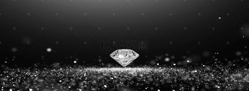 钻石背景图片_黑色钻石简约大气会员卡PSD