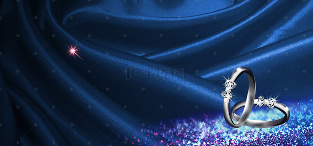 珠宝首饰场景背景图片_钻石珠宝首饰广告PSD素材