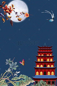 中国刺绣中国刺绣背景图片_中国风复古传统刺绣文化海报