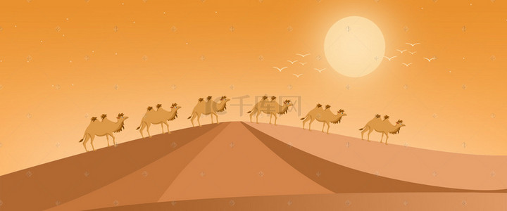 陆上丝绸之路路线骆驼灰色背景