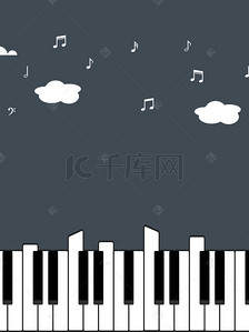 钢琴吉他背景图片_教学音乐班招生学习
