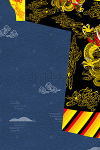 中国风传统工艺刺绣海报