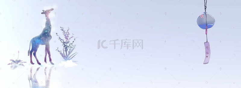 元气背景图片_淘宝梦幻女装浅色小清新海报banner