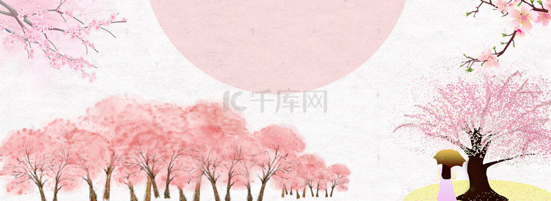 十里桃花背景图片_三生三世十里桃花唯美banner