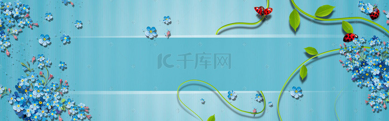 桂林七星区小姐半套5.8.19.7.753v芯背景图片_花和藤蓝色背景banner