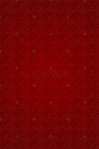 中国复古背景图片_中国风红色花朵底纹背景素材