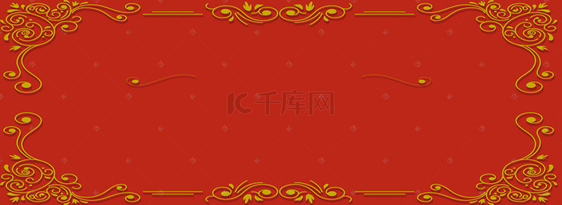 新年喜庆边框背景图片_喜庆新年春节边框背景