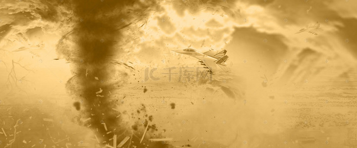 大气战场海报背景图片_大气沙漠战场游戏背景海报