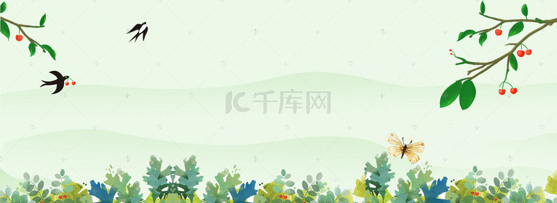 创意简约立夏背景合成