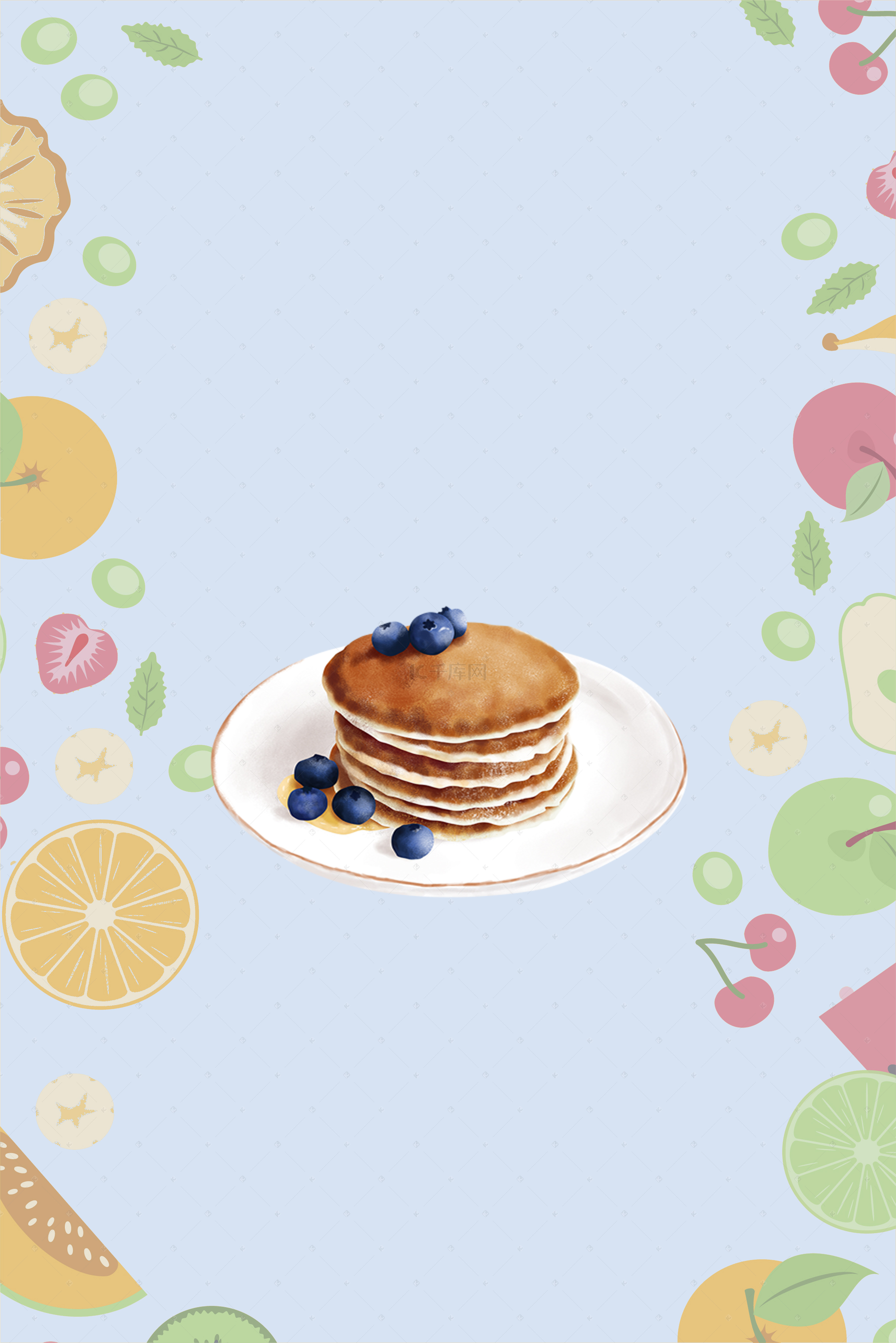 下午茶促销海报背景图片