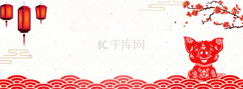 海报喜迎新春背景图片_新春中国风剪纸黄色电商海报背景