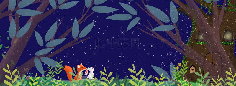 动漫场景森林背景图片_动漫场景森林背景素材图片_千库网