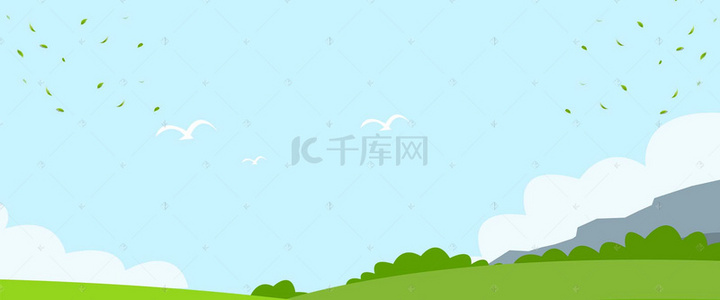 月扁平背景图片_世界卫生日扁平公益banner