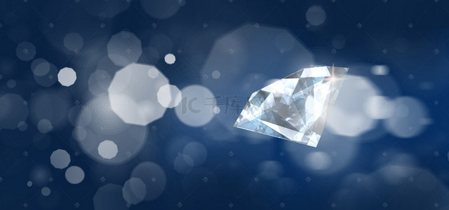 钻石广告背景图片_闪亮钻石珠宝店海报背景