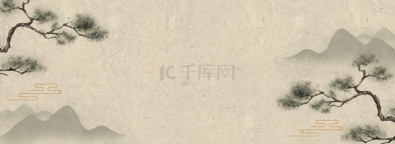 中纸质背景背景图片_中国风复古质感海报背景