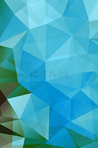 几何晶体背景背景图片_文艺复古色立体不规则海报封面背景