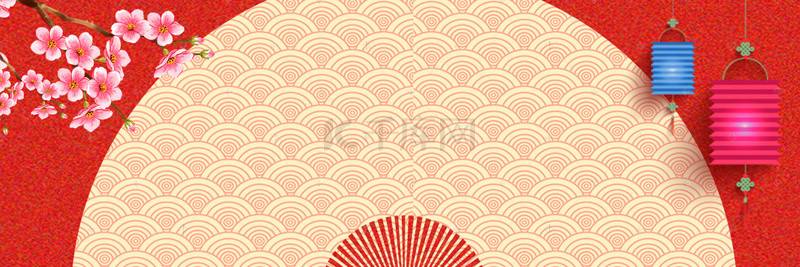 春节海报高端背景图片_红色大气喜庆背景模板
