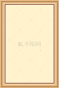 中国风复古桃花背景图片_文艺典雅复古边框背景