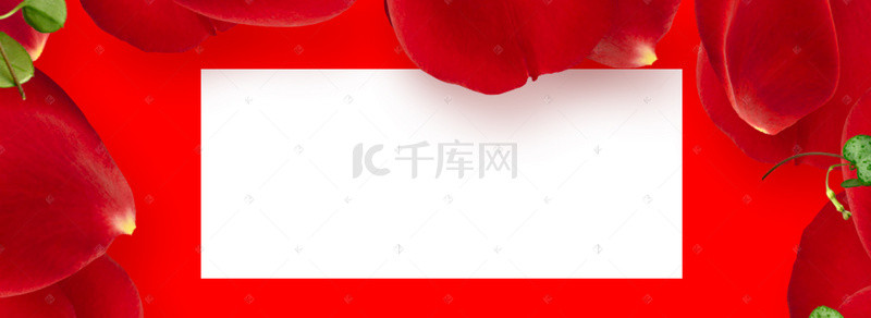 服装销售红色背景文艺海报banner背景