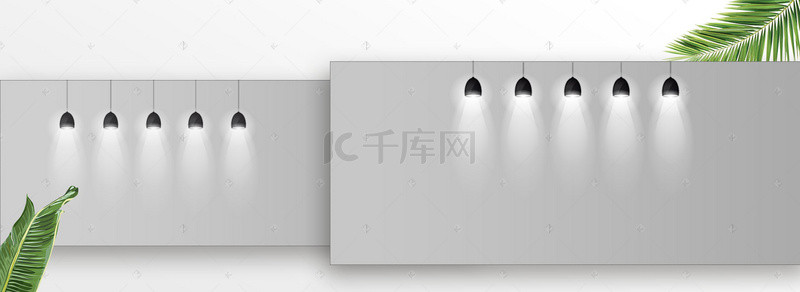 都市大气背景图片_天猫秋季简约大气都市女装浅灰banner