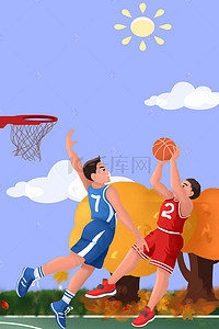 职业男篮背景图片_NBA职业男篮篮球海报背景模板