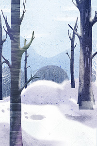海报森林背景背景图片_冬季森林背景下载
