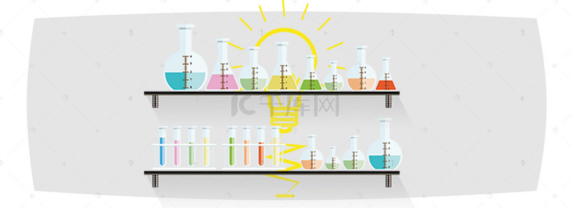 试管滴油背景图片_淘宝创意化学器皿矢量素材灯光试管海报背景