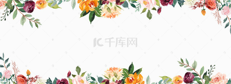 清新水彩背景素材背景图片_小清新背景花卉背景2018背景