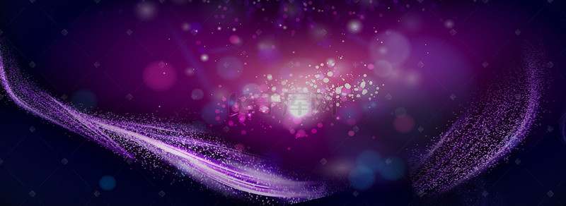 紫色狂欢海报背景图片_公司时尚紫色年会海报背景