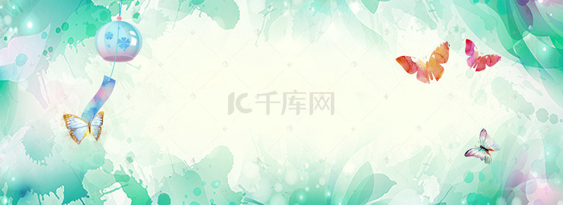 懒人欧洲杯美白防晒节扁平蓝色泼墨banner